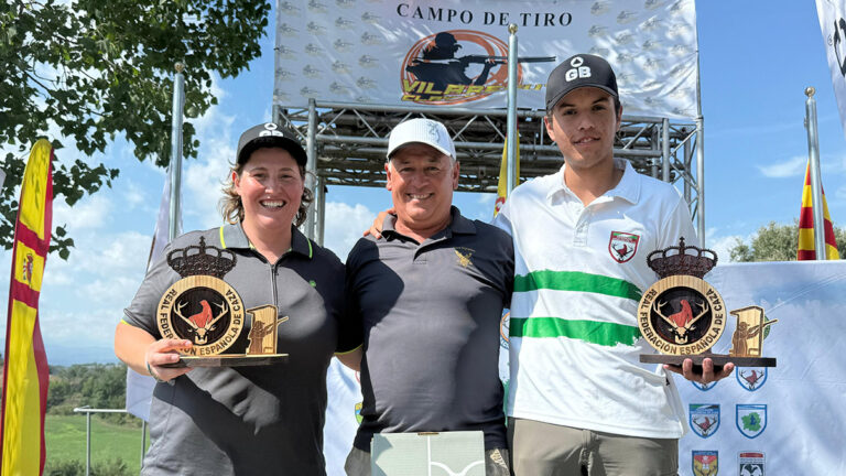 Juan Valero, Beatriz Laparra y Fran Rosa, nuevos campeones de España de Compak Sporting